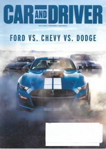 CAR & DRIVER 2020 MAR - FORD v CHEVY v DODGE, CAMRY TRD, VOLVO XC60 T6,CAMARO